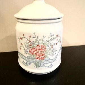 Floral Ceramic Canister